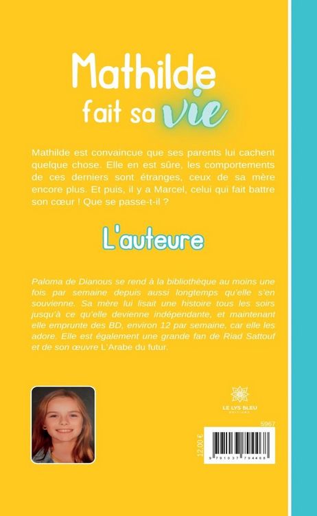 Produktbild: Paloma de Dianous: Mathilde fait sa vie