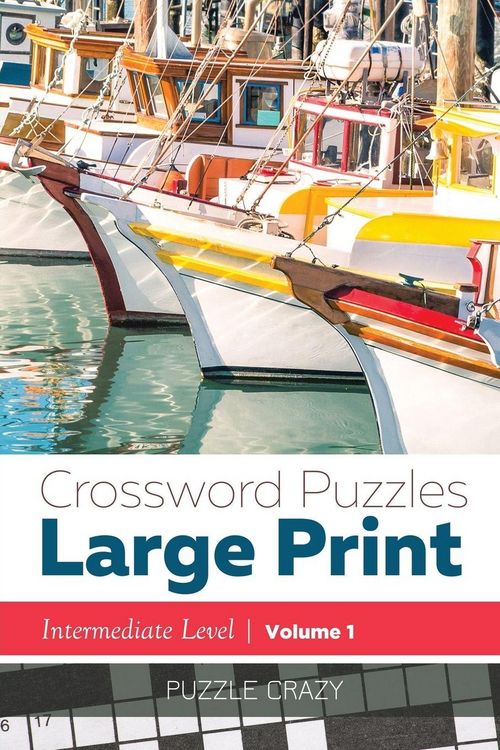 Produktbild: Crossword Puzzles Large Print (Intermediate Level) Vol. 1