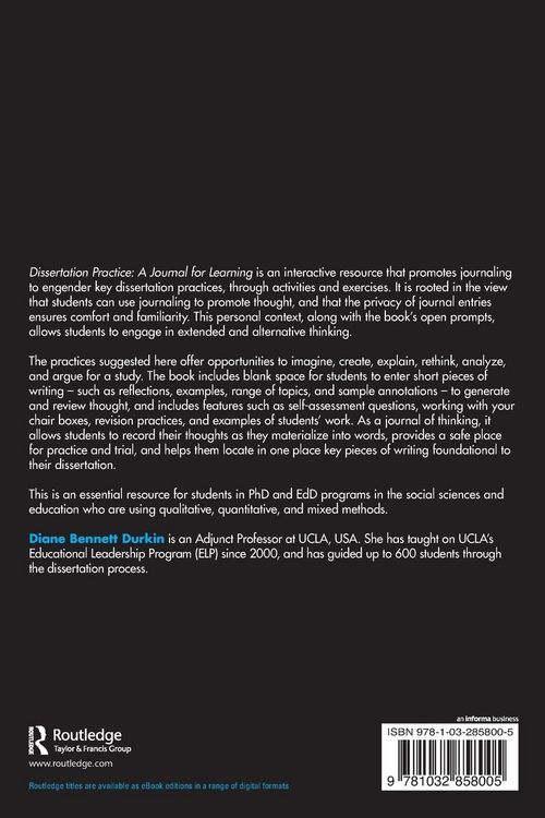 Produktbild: Dissertation Practice