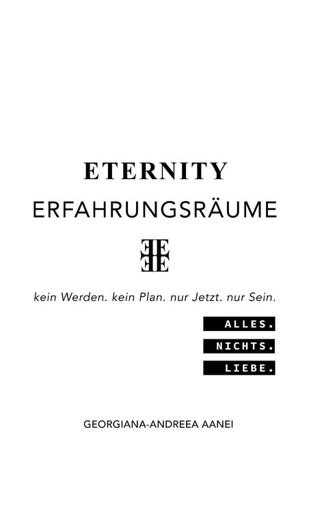 Produktbild: Eternity Erfahrungsr&auml;ume