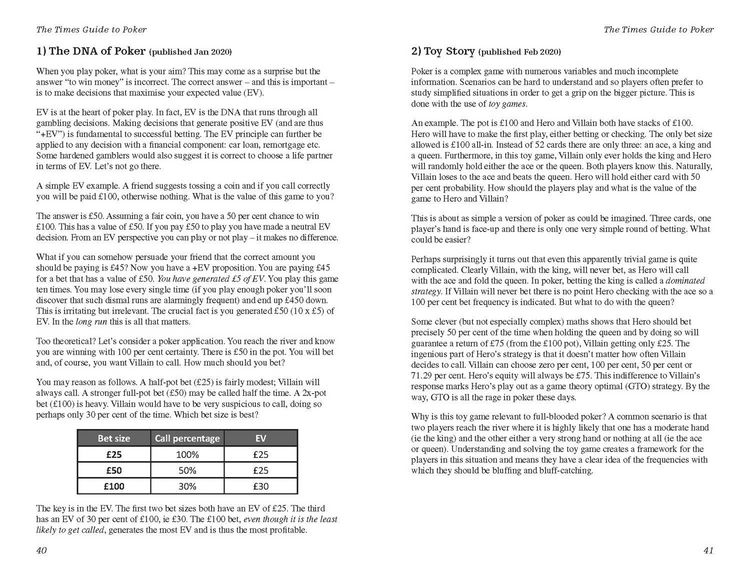 Produktbild: The Times Guide to Poker