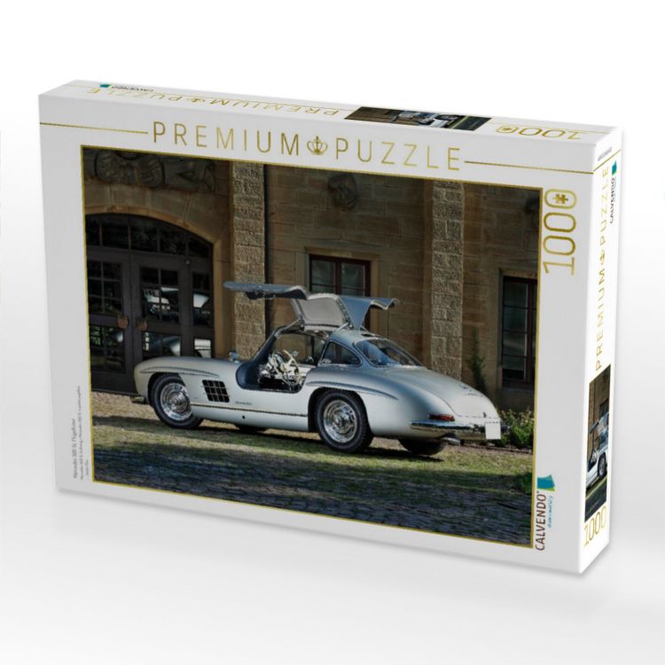 Produktbild: CALVENDO Puzzle Mercedes 300 SL Fl&uuml;gelt&uuml;rer | 1000 Teile Lege-Gr&ouml;&szlig;e 64x48cm Foto-Puzzle f&uuml;r gl&uuml;ckliche Stunden