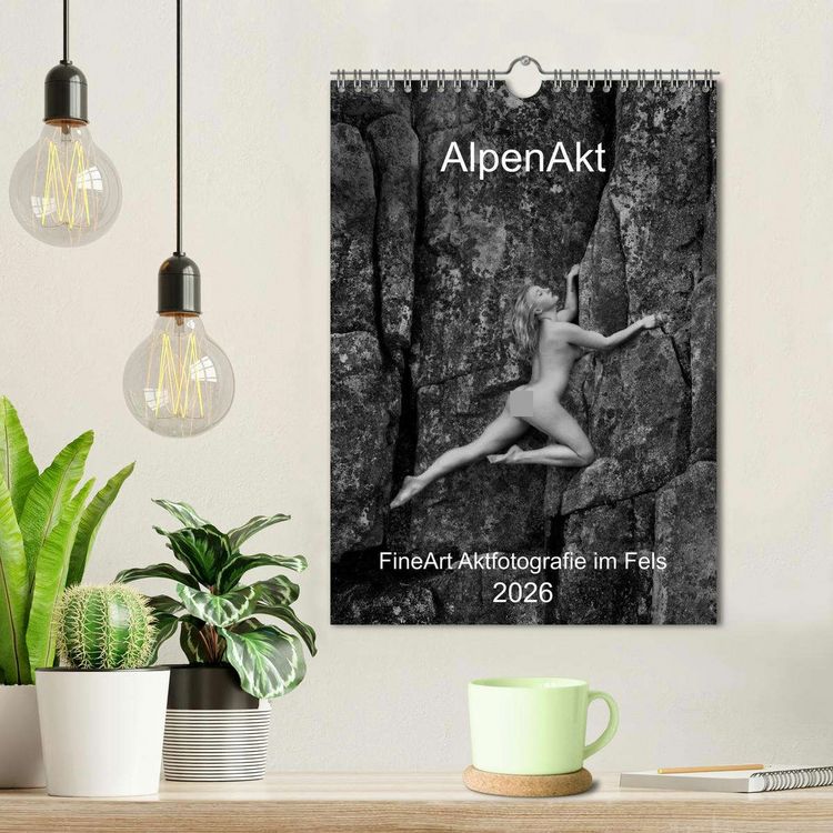 Produktbild: AlpenAkt 2026 (Wandkalender 2026 DIN A4 hoch), CALVENDO Monatskalender