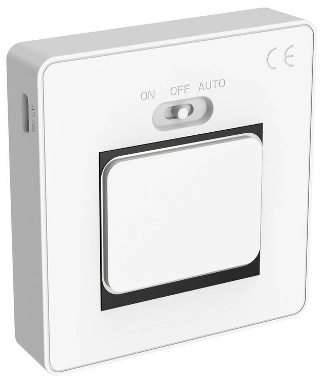 Produktbild: Ansmann Sensor-Nachtlicht NL5R wiederaufladbar 1600-0481 Nachtlicht mit Bewegungsmelder Rund LED Warmwei&szlig; Wei&szlig;