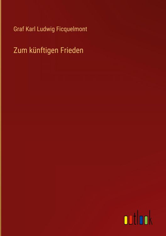 Produktbild: Zum k&uuml;nftigen Frieden