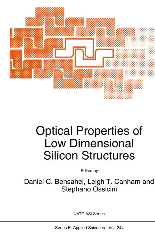 Produktbild: Optical Properties of Low Dimensional Silicon Structures