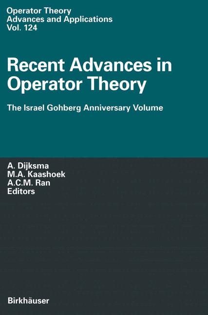 Produktbild: Recent Advances in Operator Theory