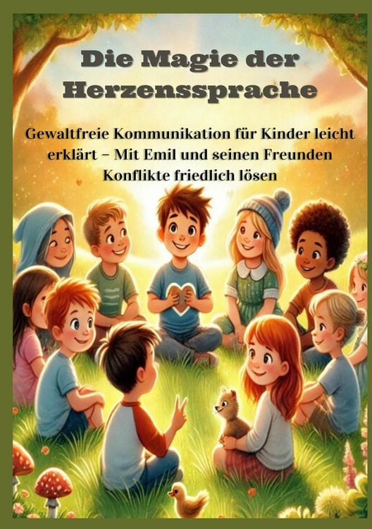 Produktbild: Die Magie der Herzenssprache: Die Magie der Herzenssprache: Gewaltfreie Kommunikation f&uuml;r Kinder leicht erkl&auml;rt &ndash; Freundschaft und Konflikte friedlich l&ouml;sen