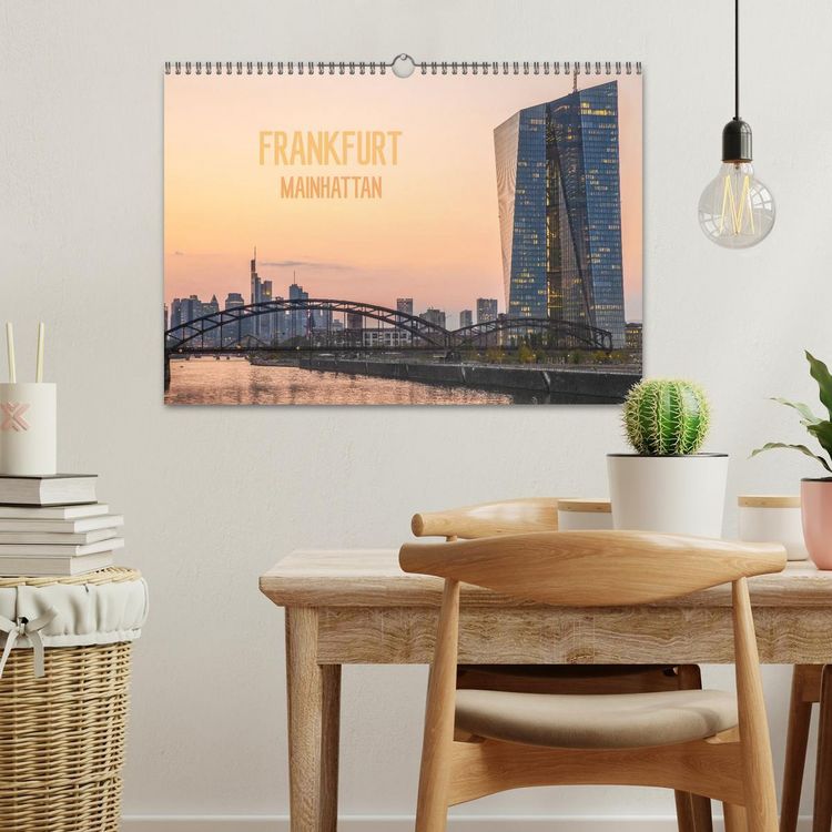 Produktbild: Frankfurt Mainhattan (Wandkalender 2026 DIN A3 quer), CALVENDO Monatskalender
