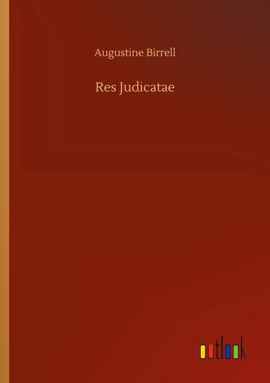 Produktbild: Res Judicatae
