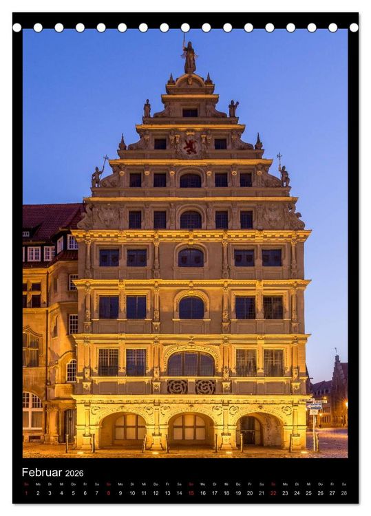 Produktbild: Braunschweig im sch&ouml;nsten Licht (Tischkalender 2026 DIN A5 hoch), CALVENDO Monatskalender