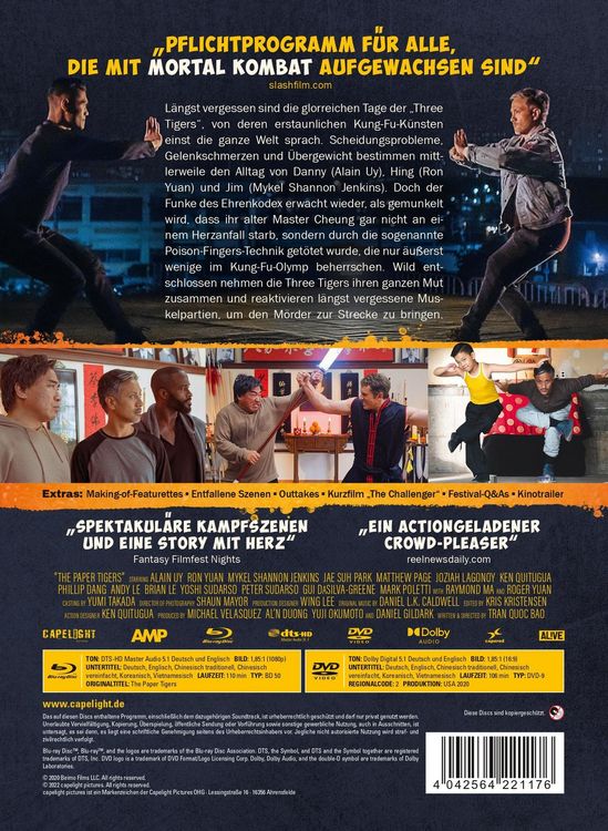 Produktbild: The Paper Tigers - 2-Disc Limited Collector's Edition im Mediabook (+ DVD)