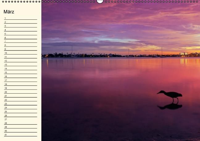Produktbild: Immerw&auml;hrender Geburtstagskalender &ndash; Beautiful Sunsets (Wandkalender immerw&auml;hrend DIN A2 quer)