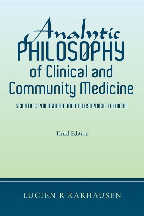 Produktbild: Analytic Philosophy of Clinical and Community Medicine