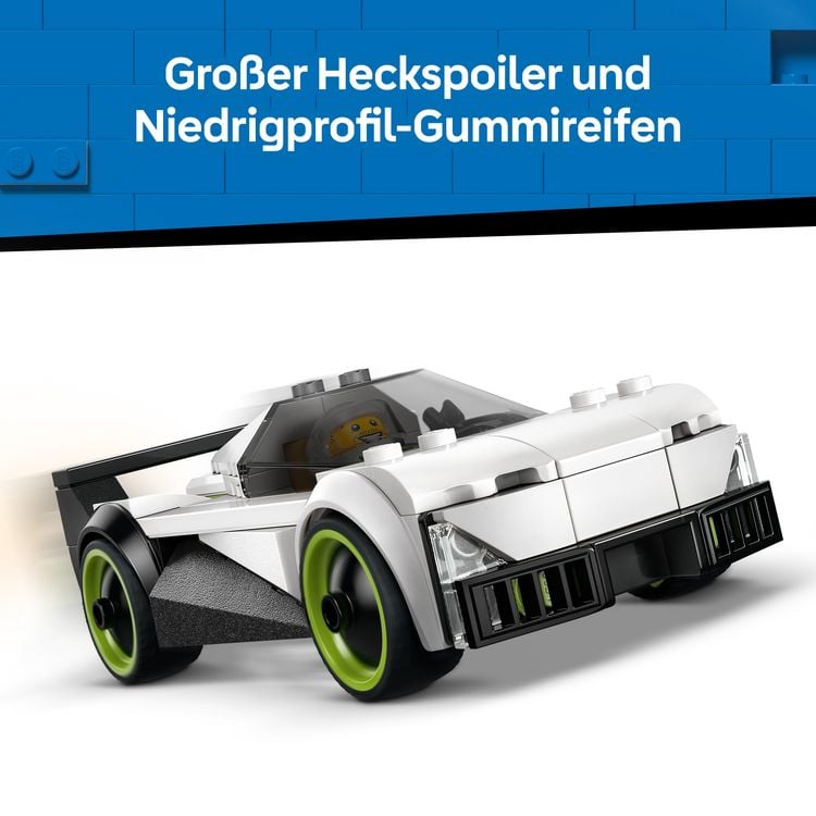 Produktbild: LEGO City 60489 D&uuml;senflieger vs. Rennauto, Spielzeug mit 2 Minifiguren