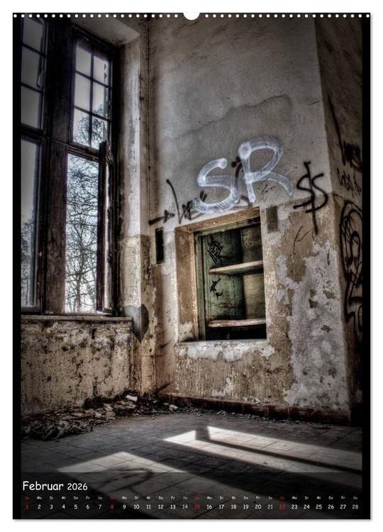 Produktbild: Lost Places II, Vergessene Orte (Wandkalender 2026 DIN A2 hoch), CALVENDO Monatskalender