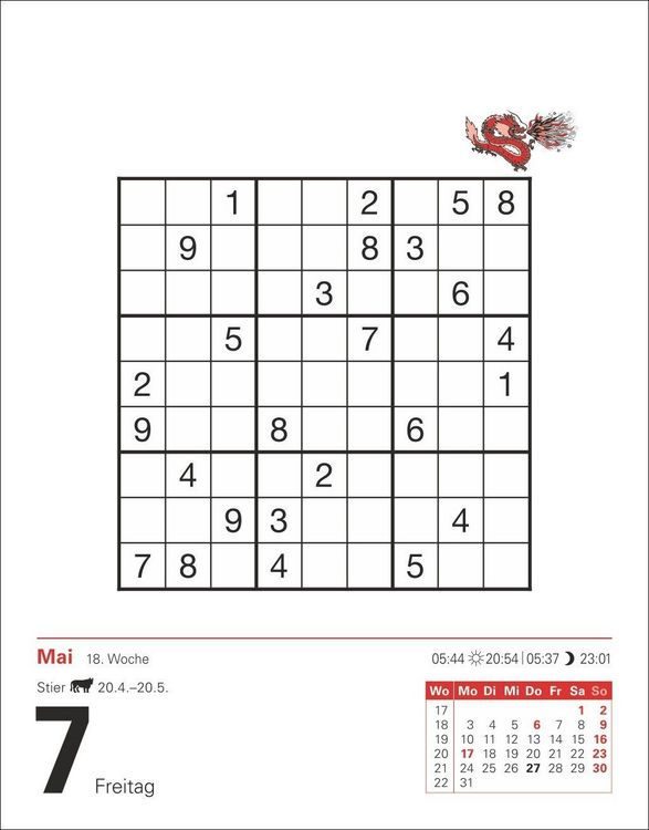 Produktbild: Sudoku Tagesabrei&szlig;kalender 2027 - Das Kult-R&auml;tsel aus Japan