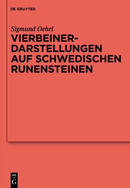 Bild vom Artikel Vierbeinerdarstellungen auf schwedischen Runensteinen vom Autor Sigmund Oehrl