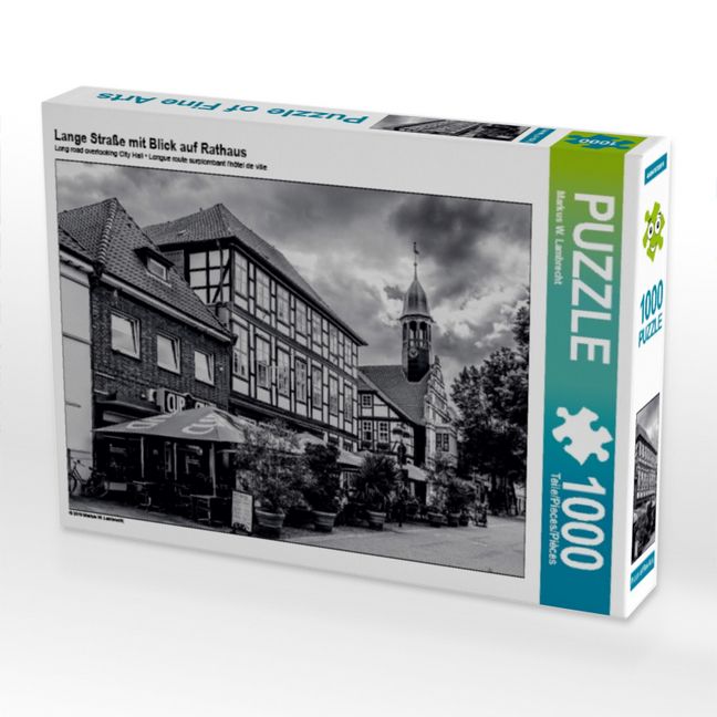 Produktbild: Lange Stra&szlig;e mit Blick auf Rathaus (Puzzle)
