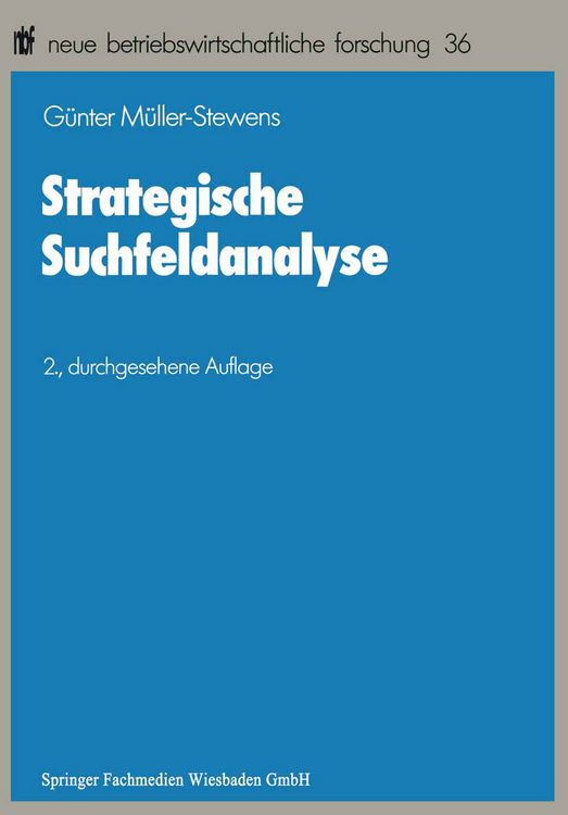 Produktbild: Strategische Suchfeldanalyse