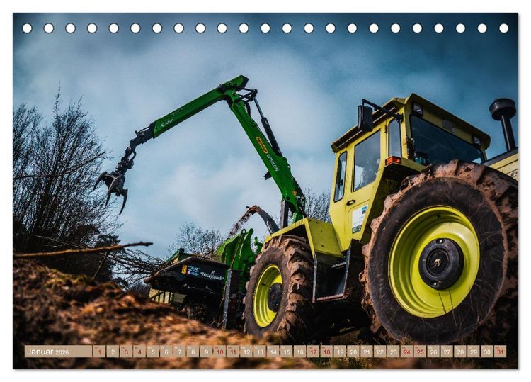 Produktbild: Moderne Landtechnik (Tischkalender 2026 DIN A5 quer), CALVENDO Monatskalender