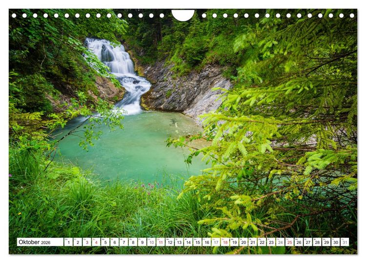 Produktbild: Ein Sommer in den Bayerischen Alpen (Wandkalender 2026 DIN A4 quer), CALVENDO Monatskalender