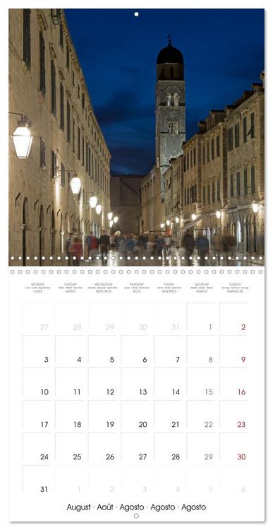 Produktbild: Dubrovnik - World Heritage Site by the Adriatic Sea (Wall Calendar 2026 12 &times; 12 Inch) CALVENDO 12 Month Wall Calendar