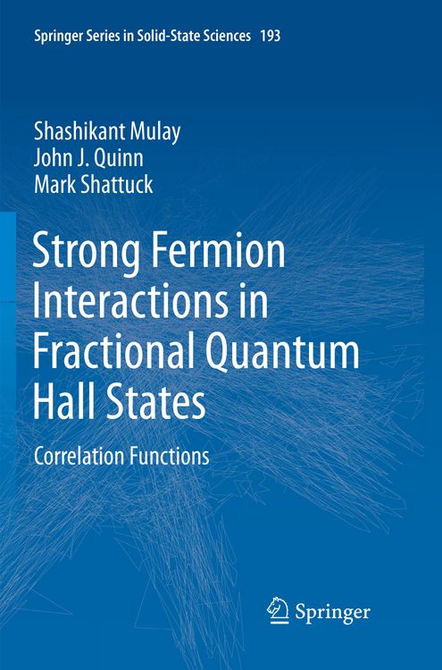 Produktbild: Strong Fermion Interactions in Fractional Quantum Hall States