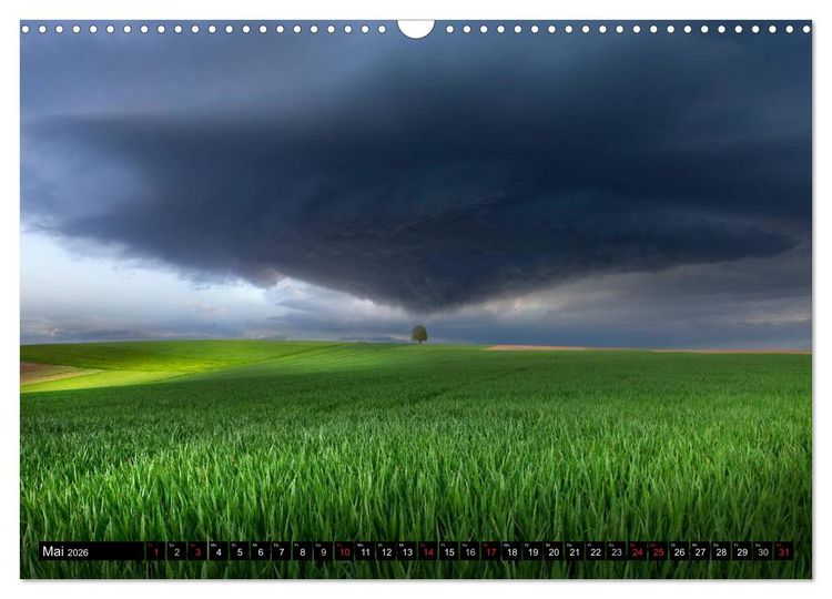Produktbild: WETTER-LANDSCHAFTEN (Wandkalender 2026 DIN A3 quer), CALVENDO Monatskalender