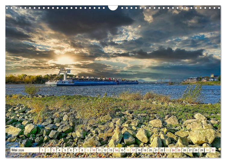 Produktbild: Reise durch Deutschland - Rees am Niederrhein (Wandkalender 2026 DIN A3 quer), CALVENDO Monatskalender