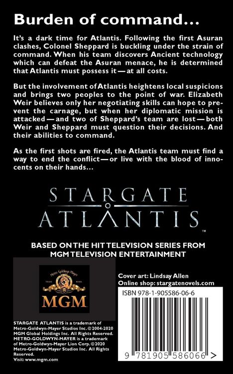 Produktbild: STARGATE ATLANTIS Casualties of War