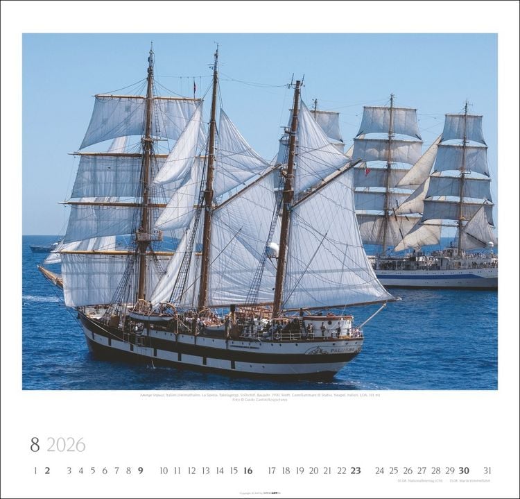 Produktbild: Tall Ships Kalender 2026