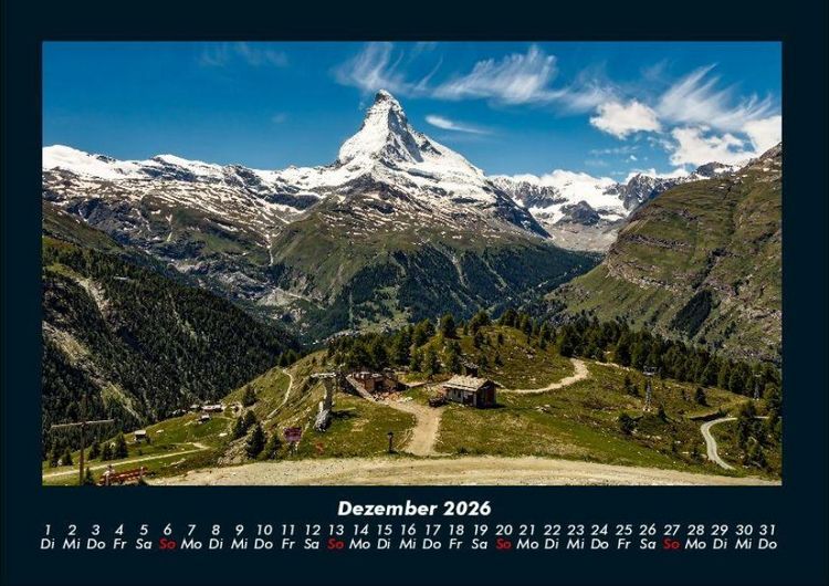 Produktbild: Landschaftskalender 2026 Fotokalender DIN A4