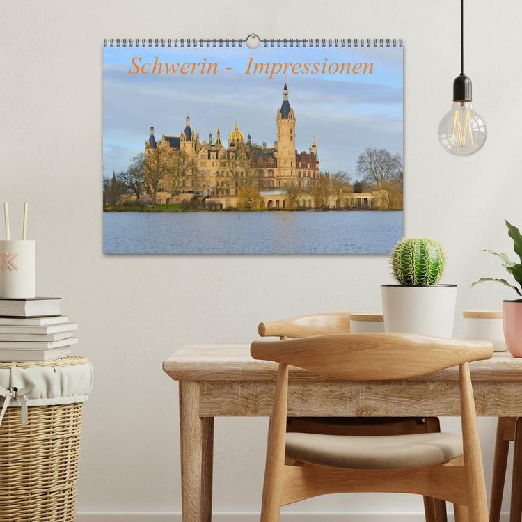 Produktbild: Schwerin - Impressionen (Wandkalender 2026 DIN A3 quer), CALVENDO Monatskalender