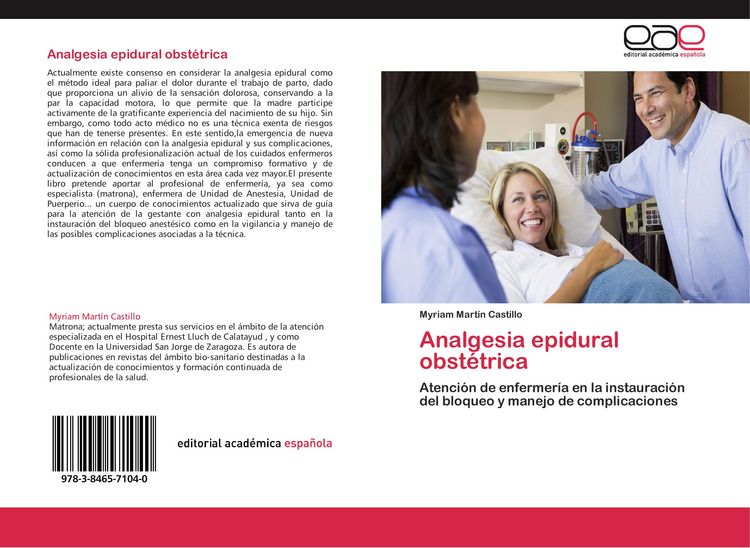 Produktbild: Analgesia epidural obst&eacute;trica