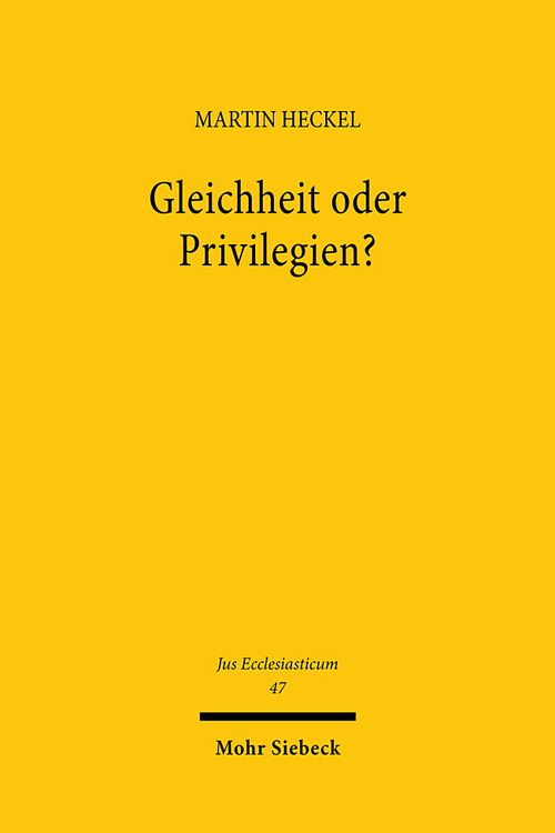 Produktbild: Gleichheit oder Privilegien?
