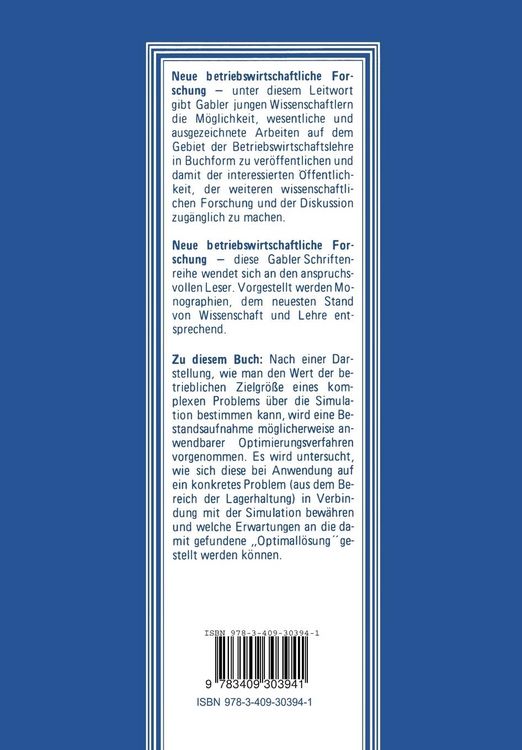 Produktbild: Optimierung und Simulation