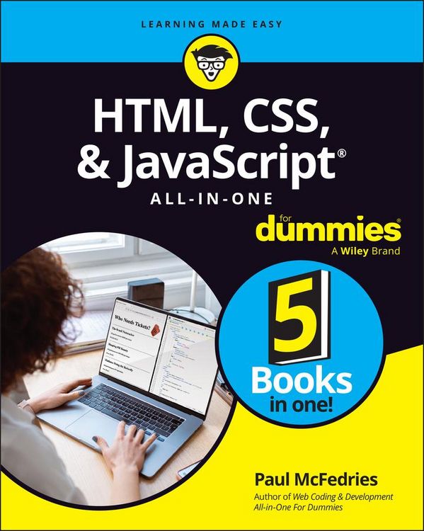 Produktbild: HTML, CSS, & JavaScript All-in-One For Dummies