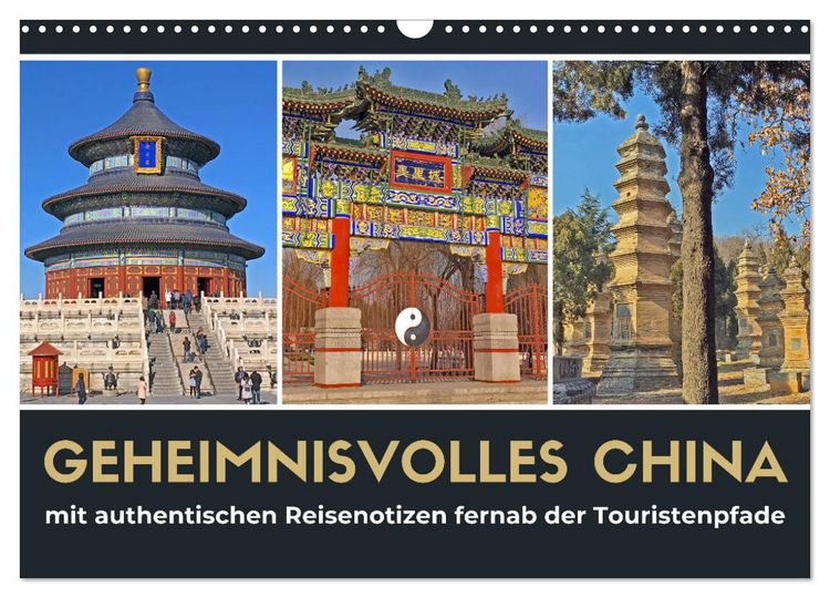 Produktbild: Geheimnisvolles China 2026 (Wandkalender 2026 DIN A3 quer), CALVENDO Monatskalender