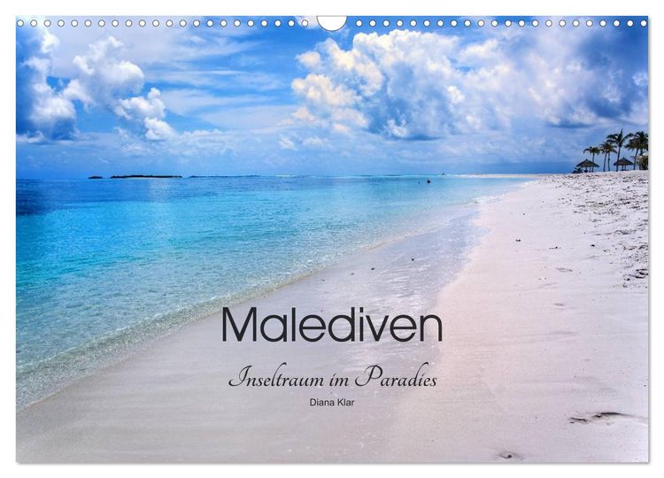 Produktbild: Malediven - Inseltraum im Paradies (Wandkalender 2026 DIN A3 quer), CALVENDO Monatskalender