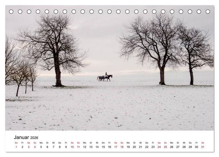 Produktbild: Wege in der Natur - Kraichgau und Enzkreis (Tischkalender 2026 DIN A5 quer), CALVENDO Monatskalender