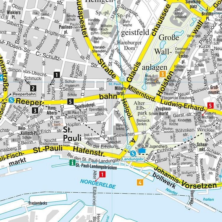 Produktbild: freytag & berndt Innenstadtplan Hamburg 1:10.000