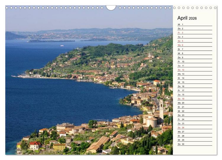 Produktbild: Gardasee (Wandkalender 2026 DIN A3 quer), CALVENDO Monatskalender