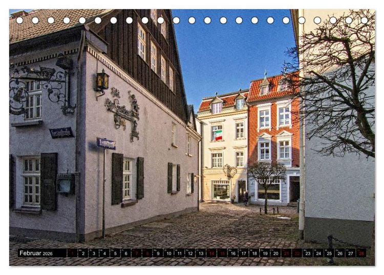 Produktbild: Stadtansichten L&uuml;denscheid, die Oberstadt (Tischkalender 2026 DIN A5 quer), CALVENDO Monatskalender