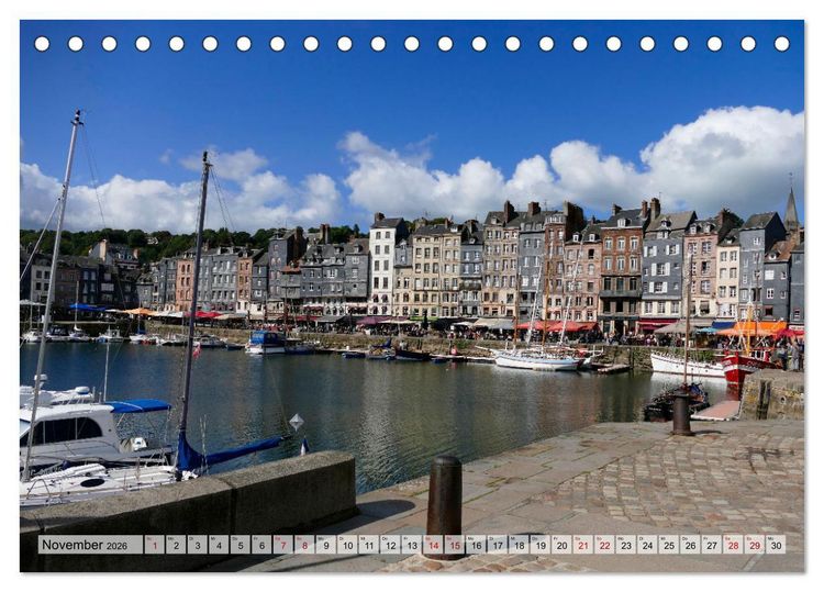 Produktbild: Normandie erleben (Tischkalender 2026 DIN A5 quer), CALVENDO Monatskalender