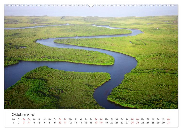 Produktbild: &Uuml;ber den Wolken - Spektakul&auml;re Luftaufnahmen (Wandkalender 2026 DIN A2 quer), CALVENDO Monatskalender