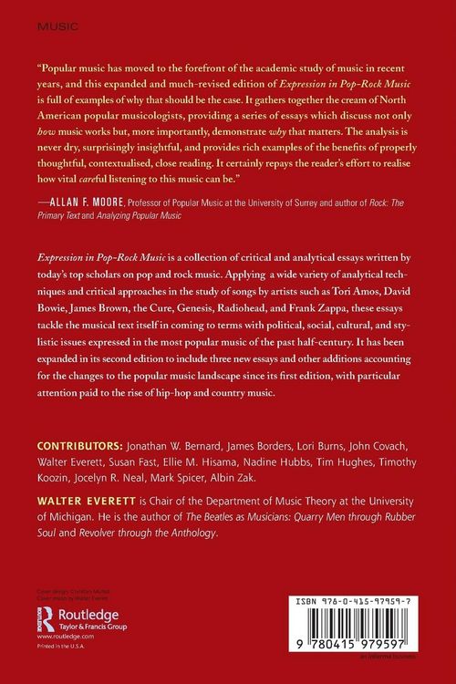 Produktbild: Expression in Pop-Rock Music