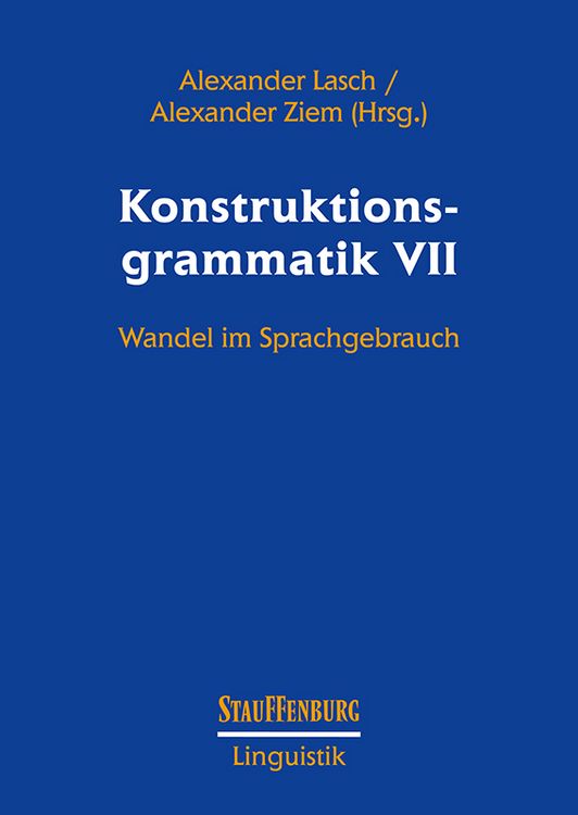 Produktbild: Konstruktionsgrammatik VII