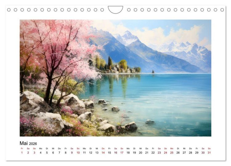 Produktbild: Lieblingssee (Wandkalender 2026 DIN A4 quer), CALVENDO Monatskalender