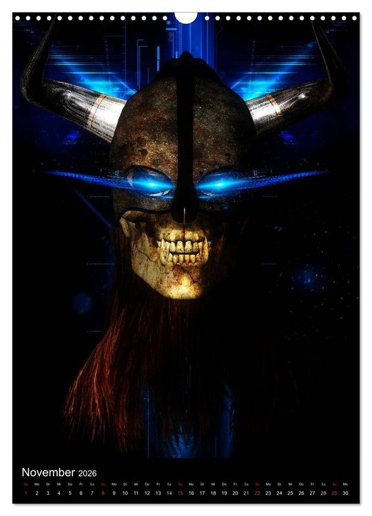 Produktbild: S.O.D. - Skulls Of Death Vol. I - Totenkopf Artworks (Wandkalender 2026 DIN A3 hoch), CALVENDO Monatskalender